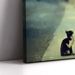 Canvas print The piper and the cat Framed canvas View 5