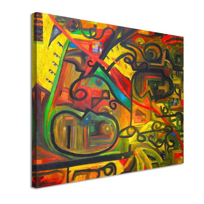 Canvas print Abstract selection CII Framed canvas View 4