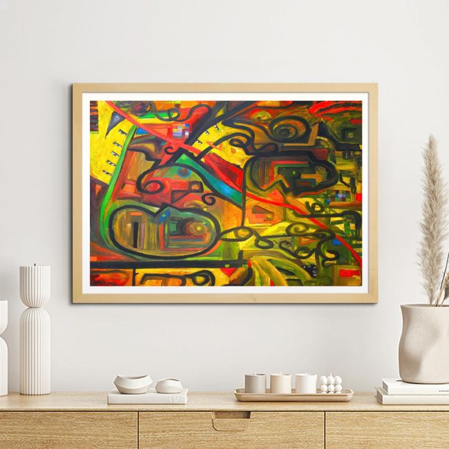 Canvas print Abstract selection CII Framed canvas View 12