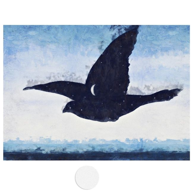 Πίνακας ζωγραφικής Le baiser reart (original R. Magritte) Καμβάς ατελάρωτος Όψη 16