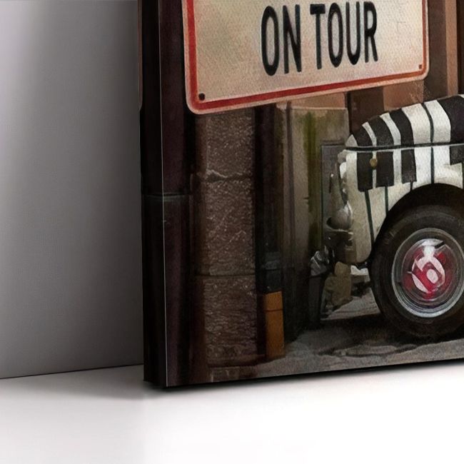 Πίνακας σε καμβά Equipment on tour Καμβάς τελαρωμένος Όψη 5