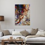 Canvas print The girl and the violoncello Framed canvas View 5