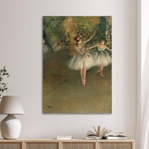 Canvas print Two Dancers on a Stage Degas E. Framed canvas View 1