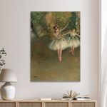 Canvas print Two Dancers on a Stage Degas E. Framed canvas View 1
