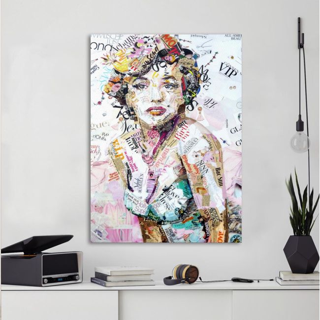 Πίνακας σε καμβά Glam and glory vertical