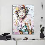 Canvas print Glam and glory vertical