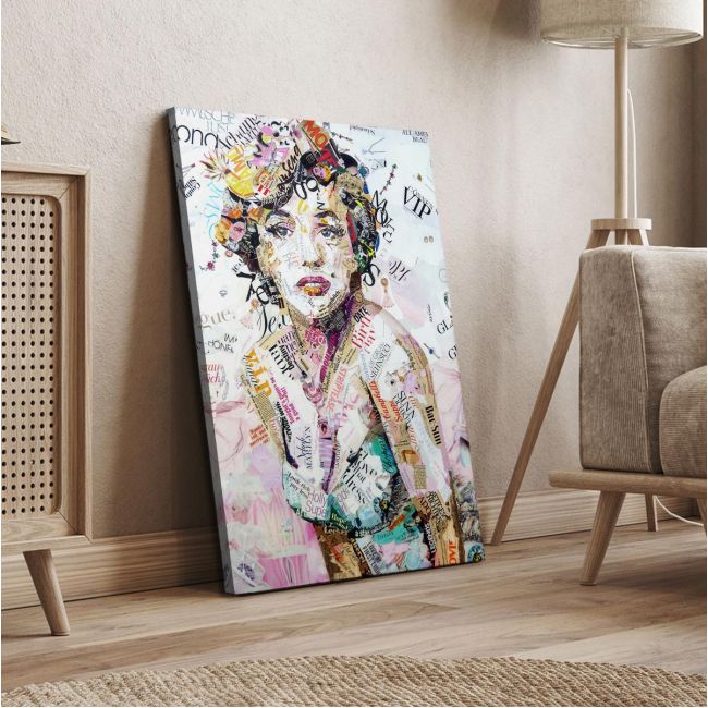 Πίνακας σε καμβά Glam and glory vertical
