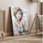 Πίνακας σε καμβά Glam and glory vertical