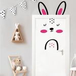 Αυτοκόλλητο Πόρτας Κουνελάκι Όψη 1
