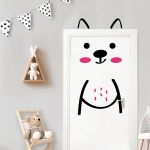 Αυτοκόλλητο Πόρτας Γατάκι Όψη 1