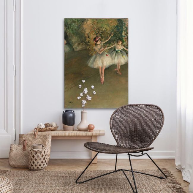 Canvas print Two Dancers on a Stage Degas E. Framed canvas View 3