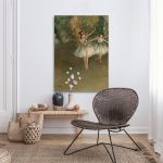 Canvas print Two Dancers on a Stage Degas E. Framed canvas View 3
