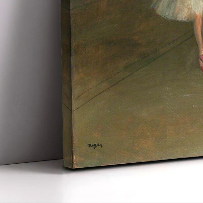 Πίνακας ζωγραφικής Two Dancers on a Stage Degas E. Καμβάς τελαρωμένος Όψη 5