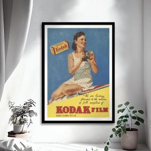 Διαφημιστική Αφίσα KODAK FILM  Αφίσα πόστερ με μαύρη κορνίζα Όψη 1