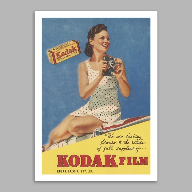 Vintage poster KODAK FILM Frameless print View 15