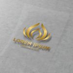 Products Sticker transparent gold color gloss horizontal 6 x 4  cm View 1