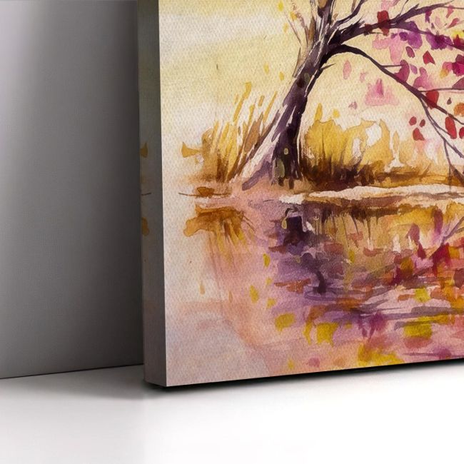 Canvas print Autumn wind horizontal Framed canvas View 5