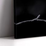 Canvas print Black and white magnolia Framed canvas View 5