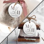 Thank you cards Wedding Minimal Floral 1 4 x 4 cm (Round) View 3