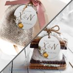 Καρτελάκια ευχαριστήρια Γάμου Vintage Lemon 4 Ø Όψη 1