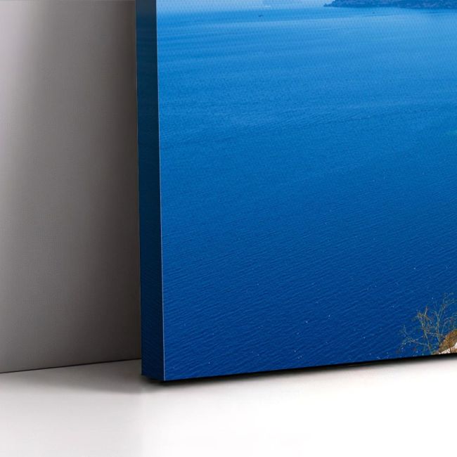 Πίνακας σε καμβά Santorini view VI Καμβάς τελαρωμένος Όψη 5