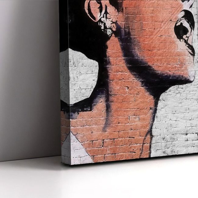 Canvas print Billie holiday life is beautiful Banksy Framed canvas View 5