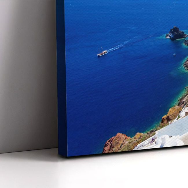 Πίνακας σε καμβά Santorini instances Καμβάς τελαρωμένος Όψη 5