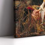 Πίνακας ζωγραφικής The lady of Shalott Waterhouse J.W. Καμβάς τελαρωμένος Όψη 5