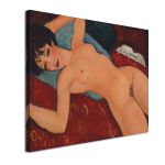 Πίνακας ζωγραφικής Reclining nude Modigliani Καμβάς τελαρωμένος Όψη 4