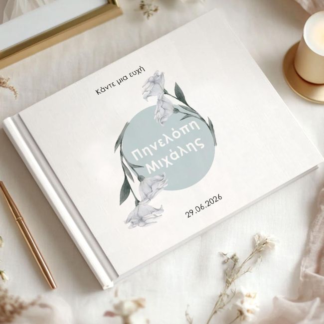 Wishes book, Floral 3