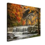 Πίνακας σε καμβά Καταρράκτης Berea falls In autumn Καμβάς τελαρωμένος Όψη 4