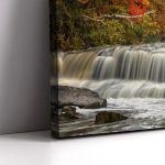 Πίνακας σε καμβά Καταρράκτης Berea falls In autumn Καμβάς τελαρωμένος Όψη 5