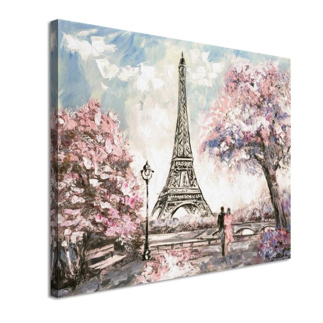 Canvas print  Street view of Paris Framed canvas View 4