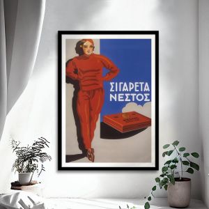 Vintage poster NESTOS CIGARETTES  Poster with black frame View 1