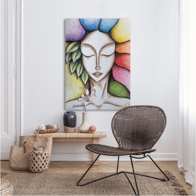 Canvas print Goddess of spring