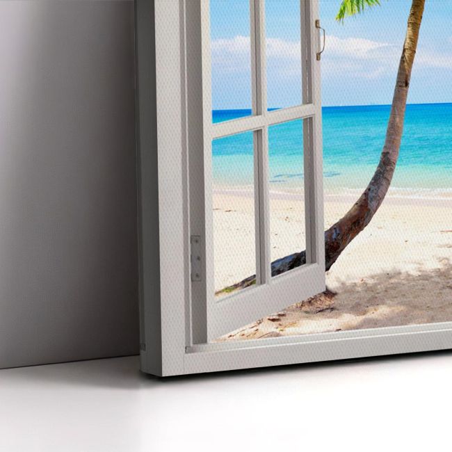 Canvas print Palm tree view Framed canvas View 5