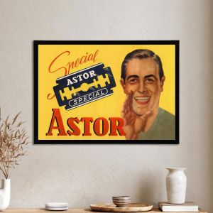 Vintage poster ASTOR  Poster with black frame View 1