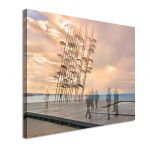 Canvas print Thessaloniki Umbrellas of Thessaloniki Framed canvas View 4