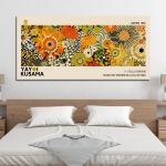 Πίνακας ζωγραφικής A field of flowers IV reart (original YAYOI Kusama) πανοραμικός Καμβάς τελαρωμένος Όψη 1