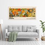 Canvas print A field of flowers VI reart (original YAYOI Kusama) Framed canvas View 3