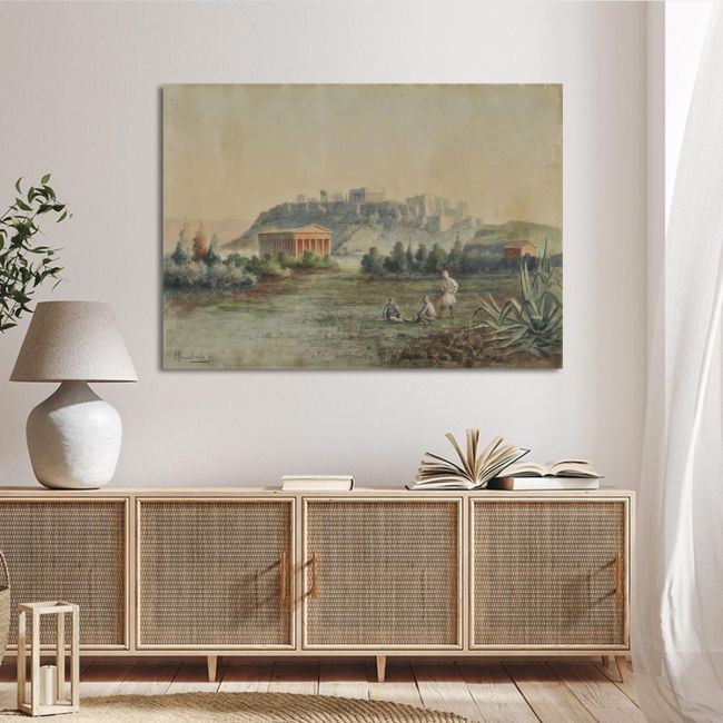 Canvas print The Acropolis Prosalentis Emilios Framed canvas View 2