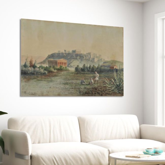 Canvas print The Acropolis Prosalentis Emilios Framed canvas View 3