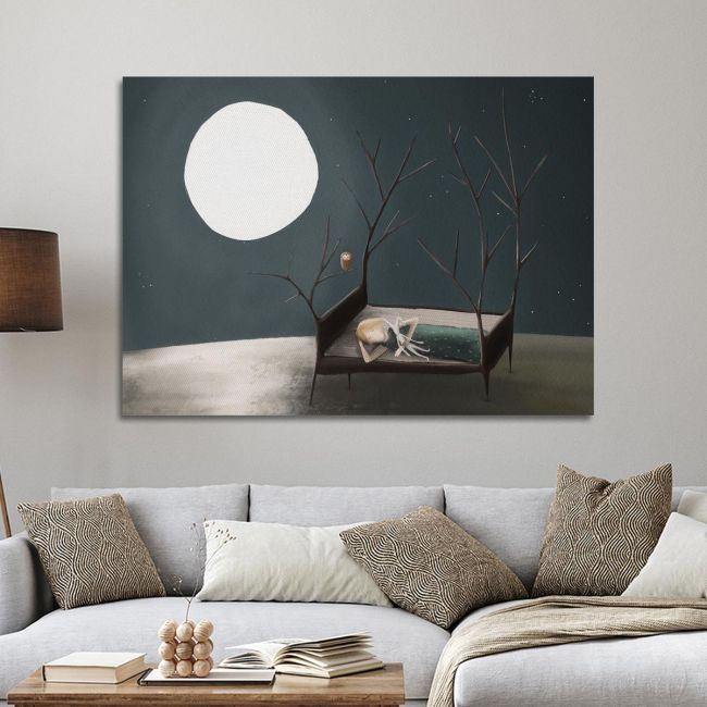 Canvas print Goodnight bunny Framed canvas View 1