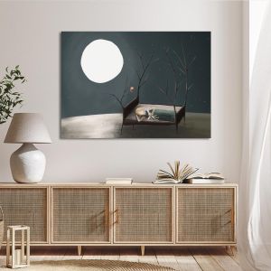 Πίνακας σε καμβά Goodnight bunny Καμβάς τελαρωμένος Όψη 1 2