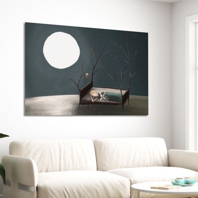 Canvas print Goodnight bunny Framed canvas View 3