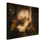 Πίνακας ζωγραφικής  Αποκριά στην Αθήνα Ν. Γύζης Καμβάς τελαρωμένος Όψη 4