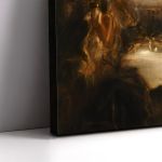 Πίνακας ζωγραφικής  Αποκριά στην Αθήνα Ν. Γύζης Καμβάς τελαρωμένος Όψη 5