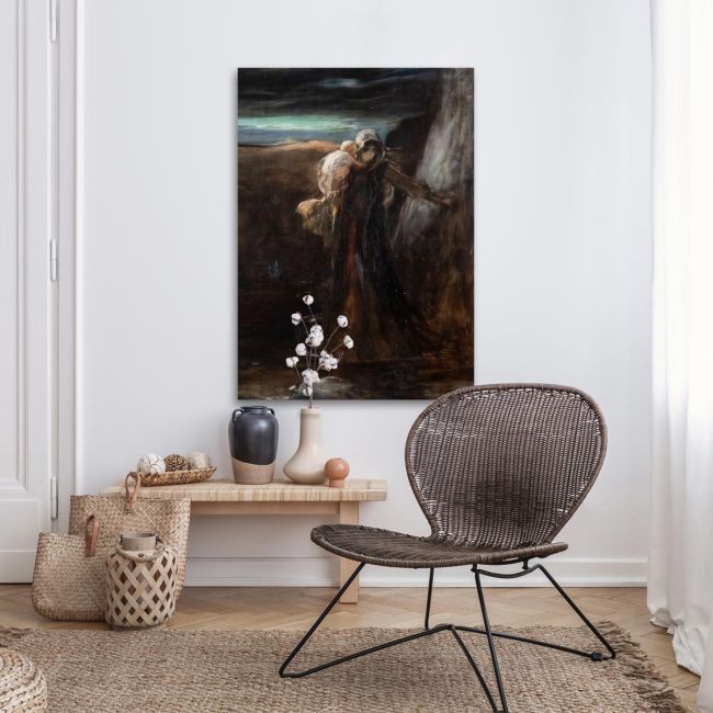 Canvas print Escape after the disaster Gyzis N. Framed canvas View 3