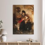 Canvas print Grandfather and grandchildren Gyzis N. Framed canvas View 1