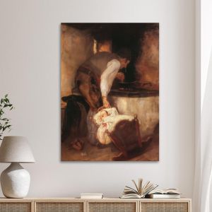 Canvas print Grandfather and grandson Gyzis N. Framed canvas View 1